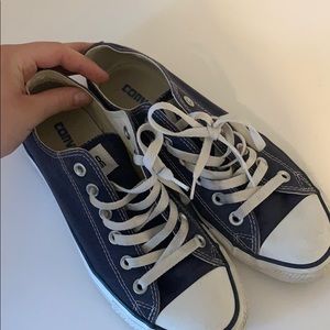 Navy converse